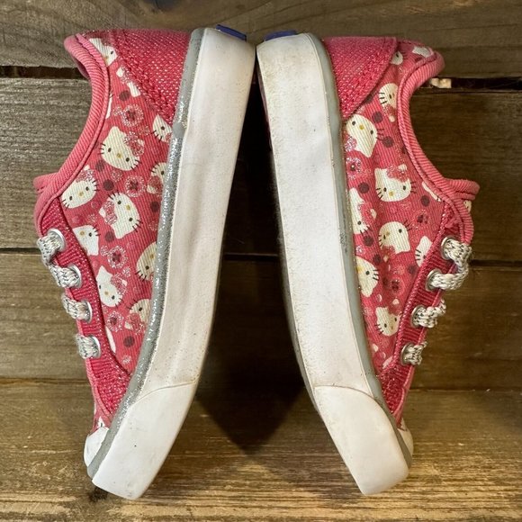 Kids Childrens Keds Hello Kitty‎ Mimmy Pink Low Canvas Shoes Sneakers Size 6 C - Picture 4 of 6